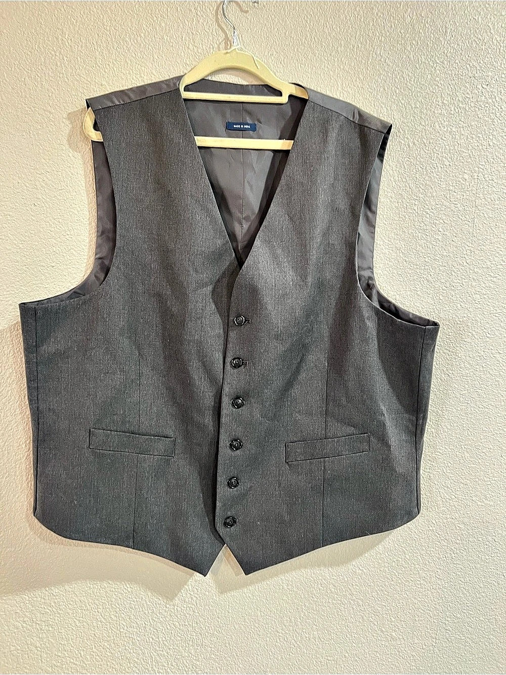 Stafford Men's Gray Suit Vest